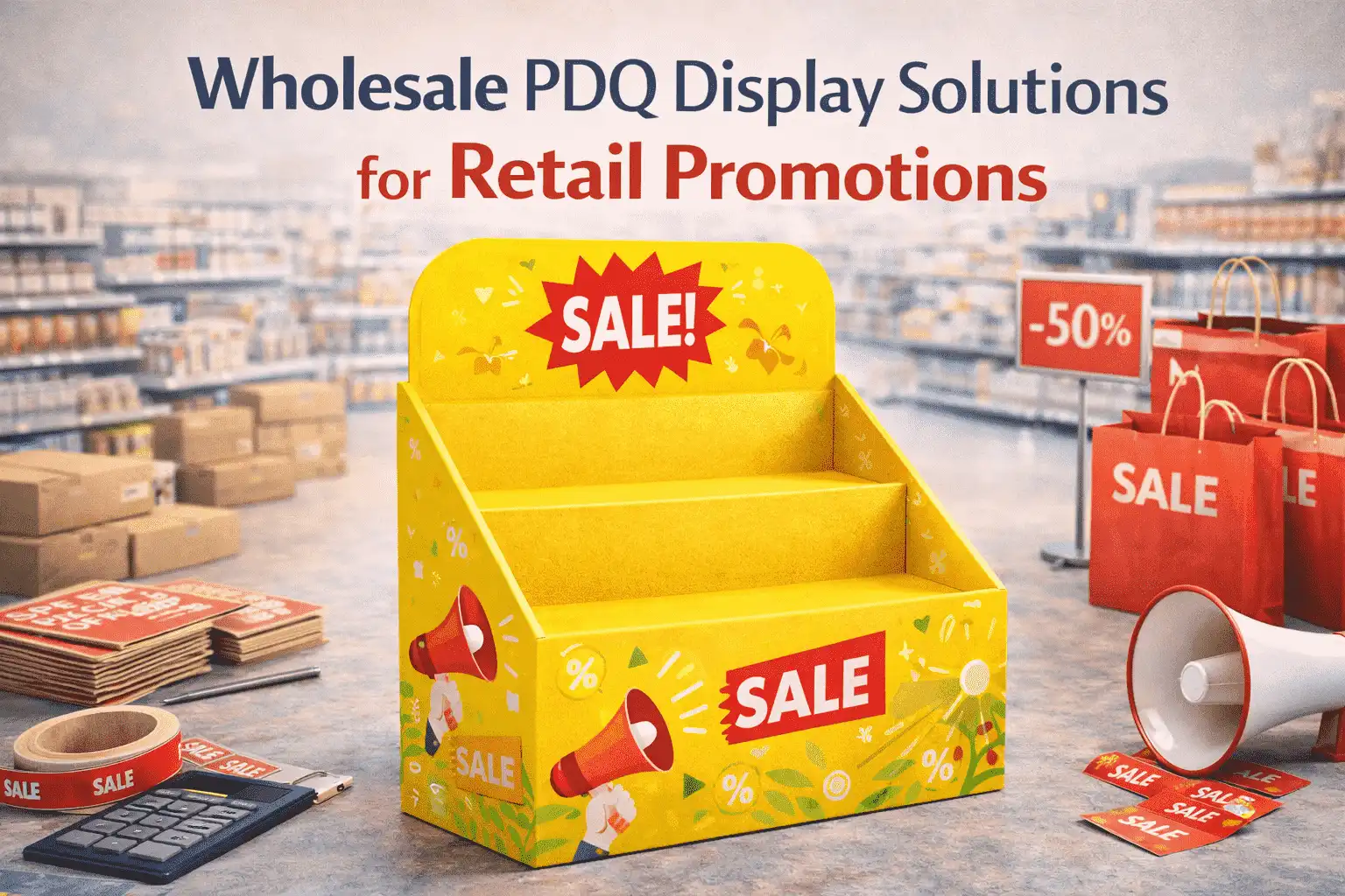 Wholesale PDQ Display Solutions for Retail Promotions